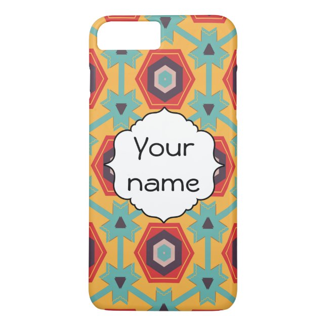 Coques Case-Mate iPhone Motif d'étoiles et de nids d'abeilles (Dos)