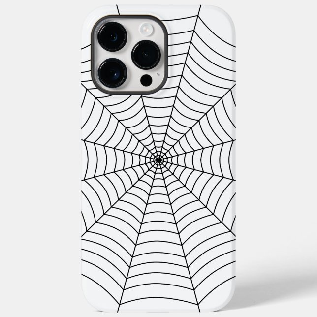 Coques Case-Mate iPhone Motif d'Halloween noir et blanc (Verso)