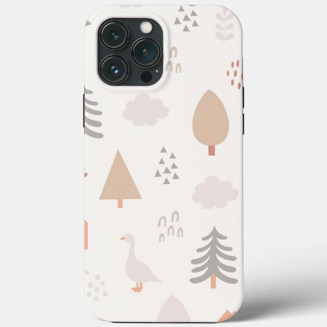 Coques Case-Mate iPhone Motif d'hiver (Verso)
