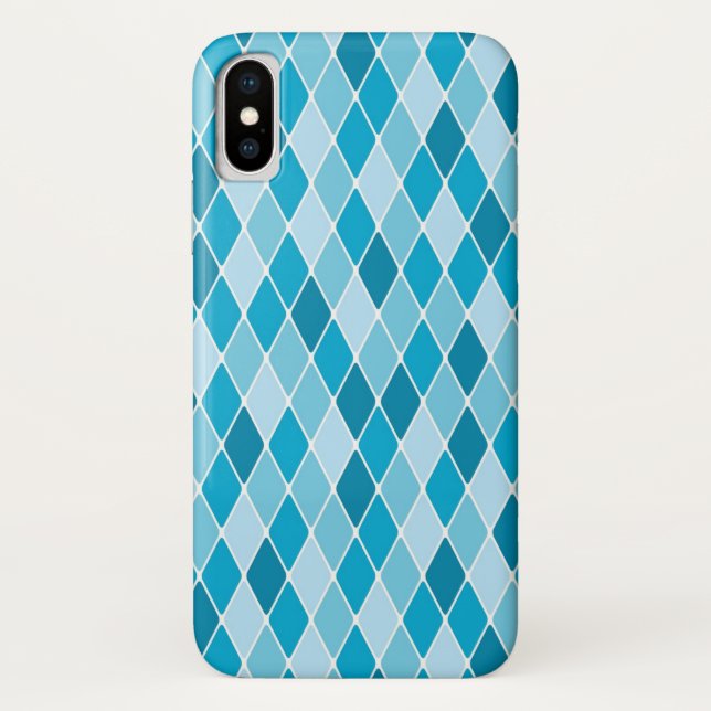 Coques Case-Mate iPhone Motif d'hiver de harlequin (Dos)