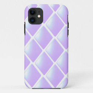 Etui iPhone Case-Mate Motif diamant matelassé violet