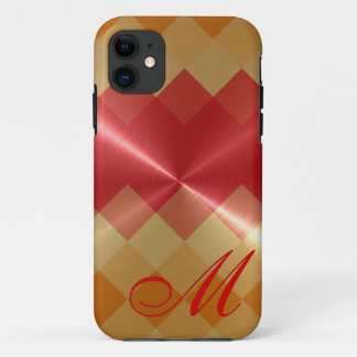 Coque Case-Mate iPhone Motif diamant métallique et monogramme 4
