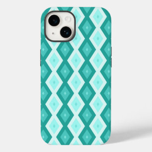 Coque Case-Mate iPhone Motif diamant turquoise
