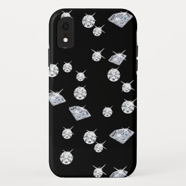 Coques Case-Mate iPhone Motif Diamants Modernes (Dos)