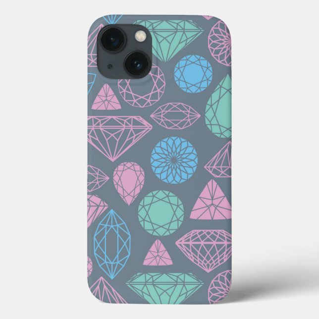 Coques Case-Mate iPhone Motif d'icône Gemstone (Verso)