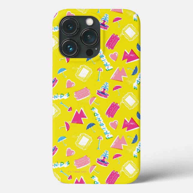 Coques Case-Mate iPhone Motif d'icône Neon FRIENDS™ (Verso)