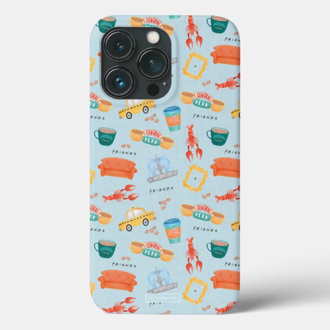 Coques Case-Mate iPhone Motif d'icônes Classiques FRIENDS™ (Verso)