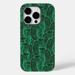 Coque Case-Mate iPhone motif d'illustration feuille verte