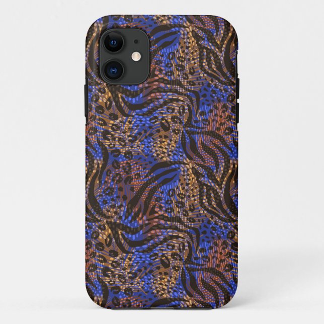 Coques Case-Mate iPhone Motif d'impression Leopard et Zebra (Dos)