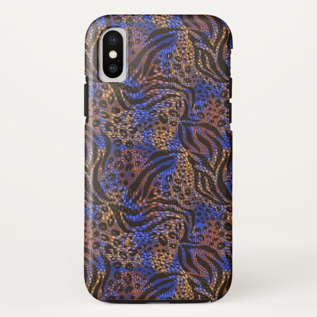 Coques Case-Mate iPhone Motif d'impression Leopard et Zebra (Dos)