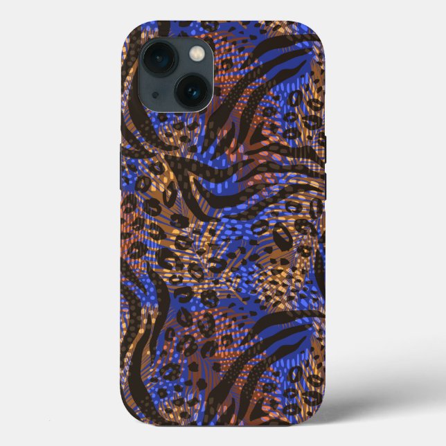 Coques Case-Mate iPhone Motif d'impression Leopard et Zebra (Verso)