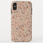 Case-Mate iPhone Case Motif d'impression moderne rose Terrazzo<br><div class="desc">Terrazzo rose moderne Motif d'impression iPhone XS Coque max</div>