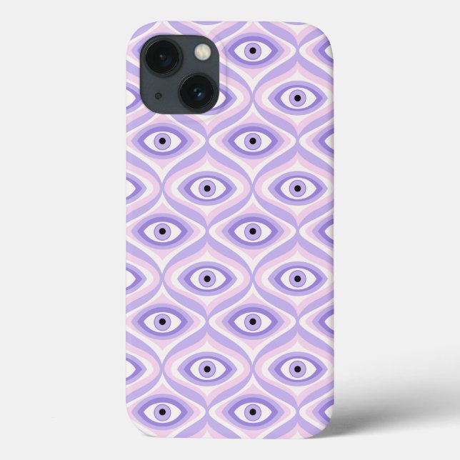 Coques Case-Mate iPhone Motif d'oeil pourpre - Trippy Pastel Goth (Verso)
