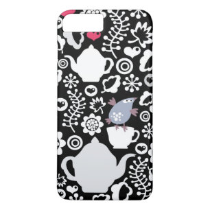 Case-Mate iPhone Case Motif d'oiseaux et de tasses