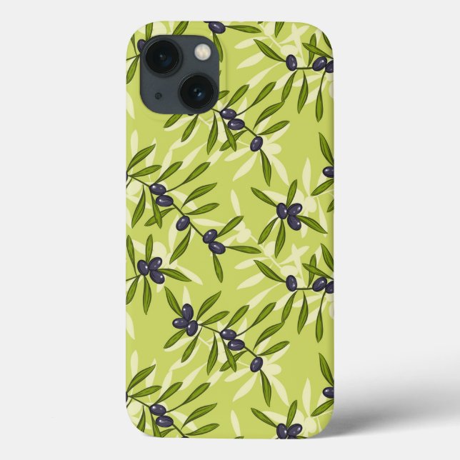 Coques Case-Mate iPhone Motif d'olive (Verso)