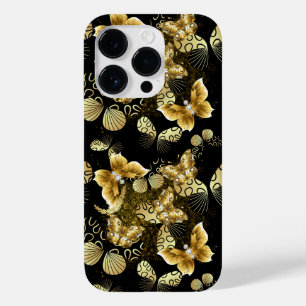 Coque Case-Mate iPhone Motif d'or 16,bw Black BG