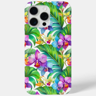 Coque Case-Mate iPhone Motif d'orchidées tropicales