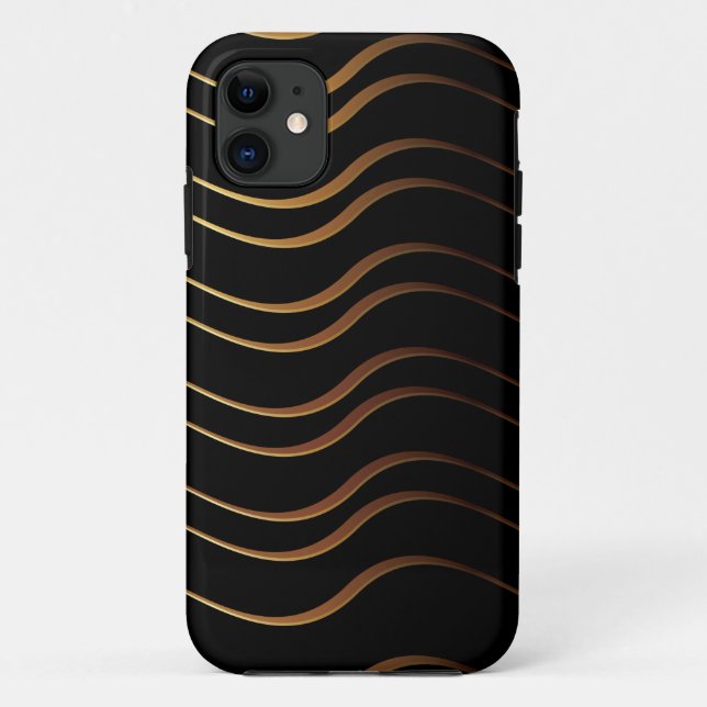 Coques Case-Mate iPhone Motif Doré 4 (Dos)