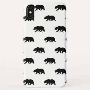 Etui iPhone Case-Mate Motif d'ours grizzli blanc et noir