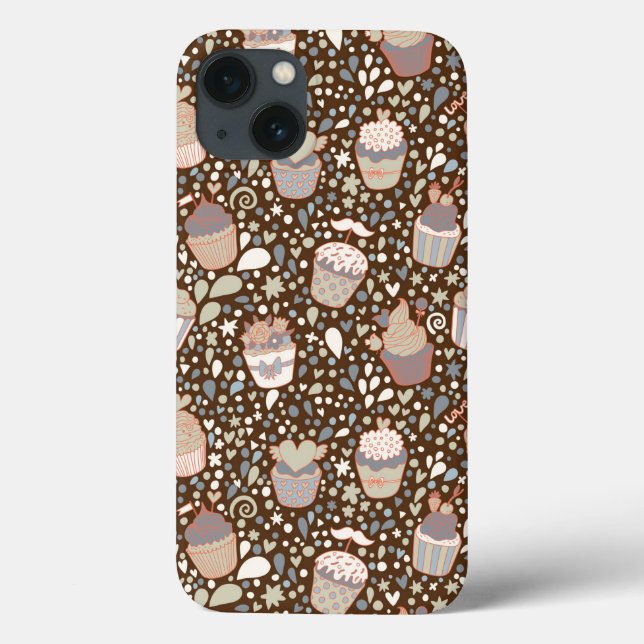 Coques Case-Mate iPhone Motif doux fait de petits gâteaux savoureux (Verso)
