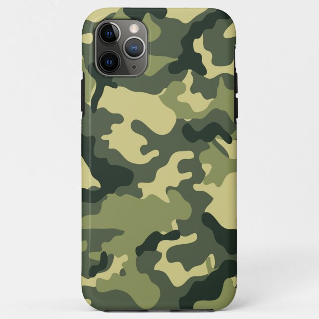 Coques Case-Mate iPhone Motif du Camouflage vert de l'Armée (Dos)