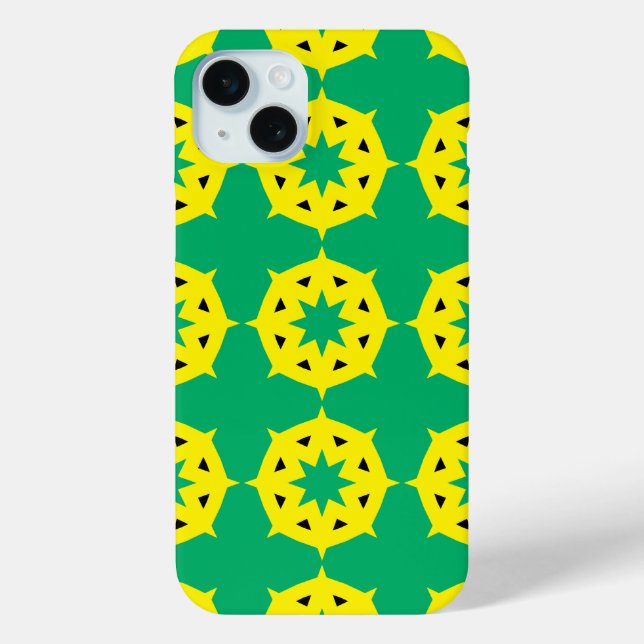 Coques Case-Mate iPhone Motif du drapeau jamaïcain (Verso)