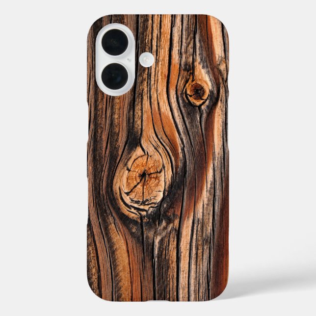 Coques Case-Mate iPhone Motif du grain de bois (Verso)