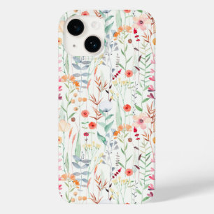 Coque Case-Mate iPhone Motif du jardin de fleurs Pastel