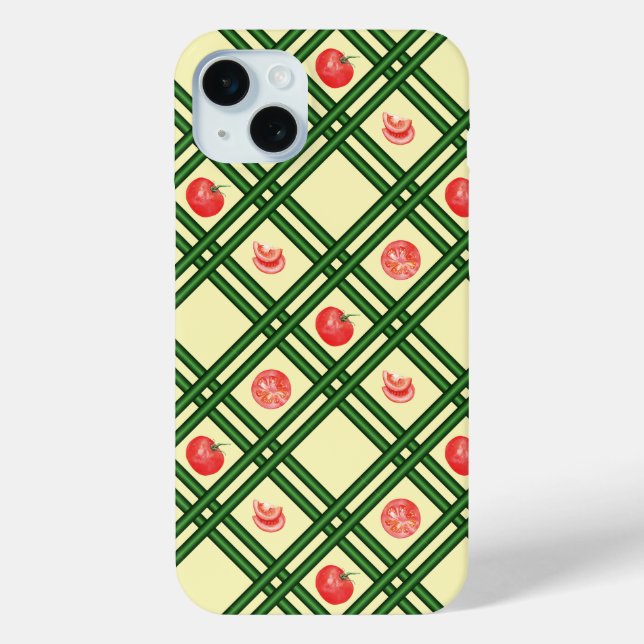 Coques Case-Mate iPhone Motif du jardinier de tomates fraîches (Verso)