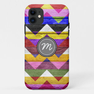 Coque iPhone 11 Motif du zigzag du chevron aztèque #8