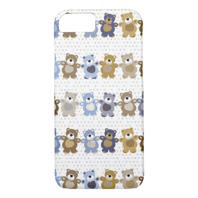 Coques Case-Mate iPhone motif d'un ours de nounours de jouet (Dos)