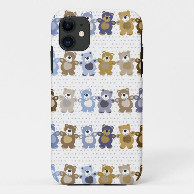 Coques Case-Mate iPhone motif d'un ours de nounours de jouet (Dos)