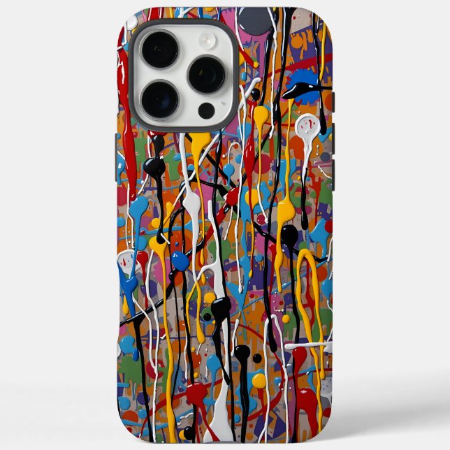 Coques Case-Mate iPhone Motif éclatant coloré (Verso)