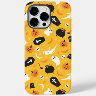 Coque Case-Mate iPhone Motif Éffrayant jaune et noir