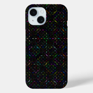Coque Case-Mate iPhone Motif électronique de codage technique coloré