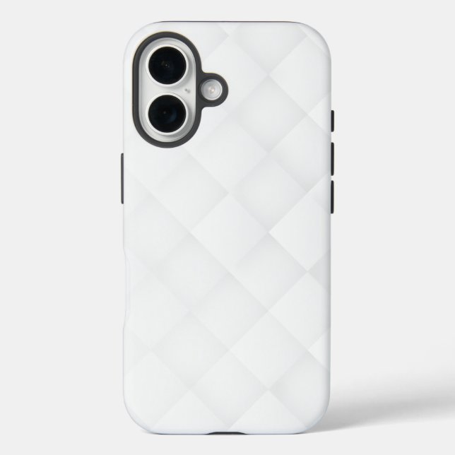 Coques Case-Mate iPhone Motif élégant blanc  (Verso)