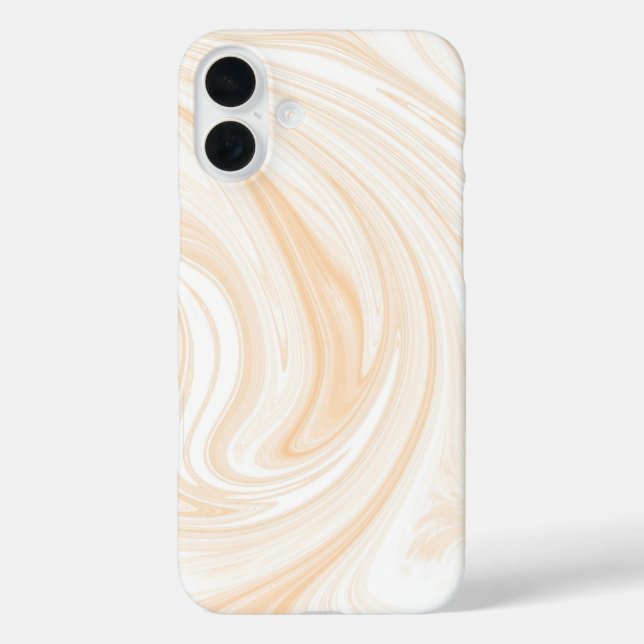 Coques Case-Mate iPhone Motif élégant en marbre blanc (Verso)