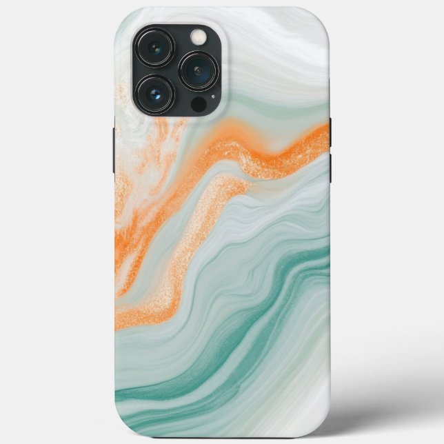 Coques Case-Mate iPhone Motif élégant en marbre blanc (Verso)