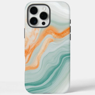 Coque iPhone 16 Pro Max Motif élégant en marbre blanc
