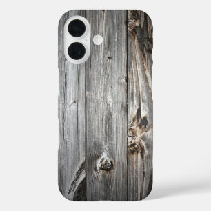 Coques iPhone 16 Motif en bois fumé