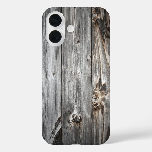 Coques Case-Mate iPhone Motif en bois fumé (Verso)