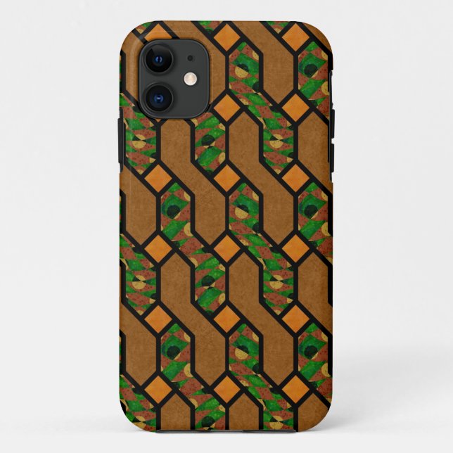 Coques Case-Mate iPhone Motif en bois Shimmy abstrait (Dos)