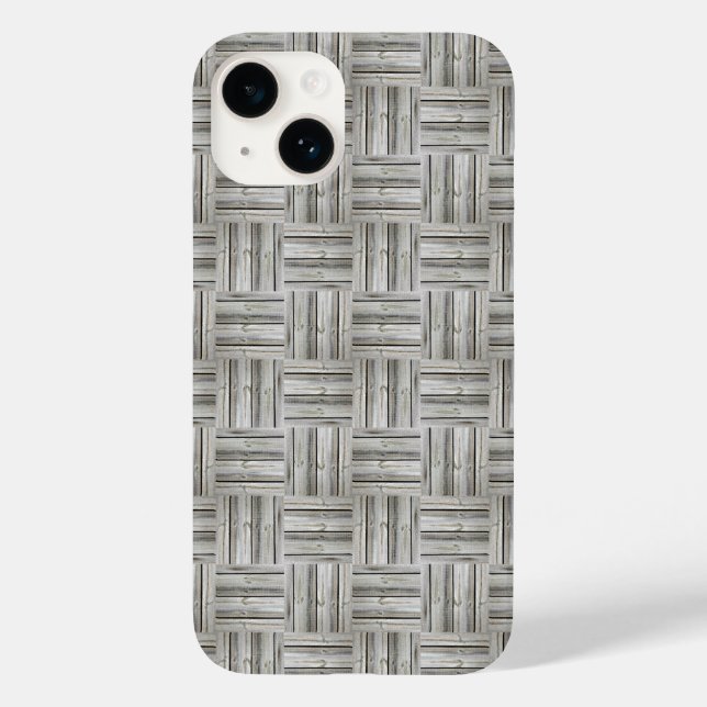 Coques Case-Mate iPhone Motif en bois transparent (Verso)