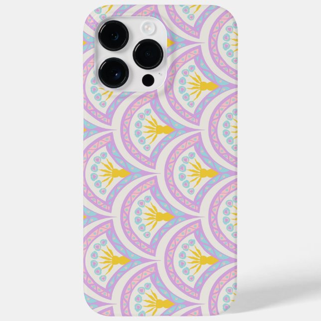 Coques Case-Mate iPhone Motif en coquille de couleur pastel (Verso)