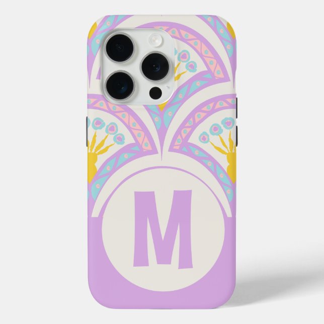 Coques Case-Mate iPhone Motif en coquille de couleur pastel (Verso)