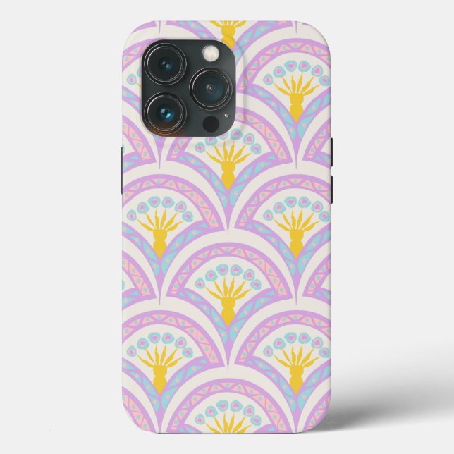 Coques Case-Mate iPhone Motif en coquille de couleur pastel (Verso)