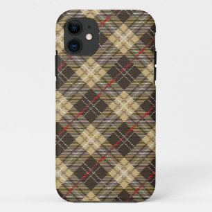Case-Mate iPhone Case motif en écossais Brown et beige