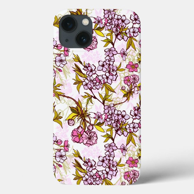 Coques Case-Mate iPhone Motif en fleurs de cerisiers  (Verso)