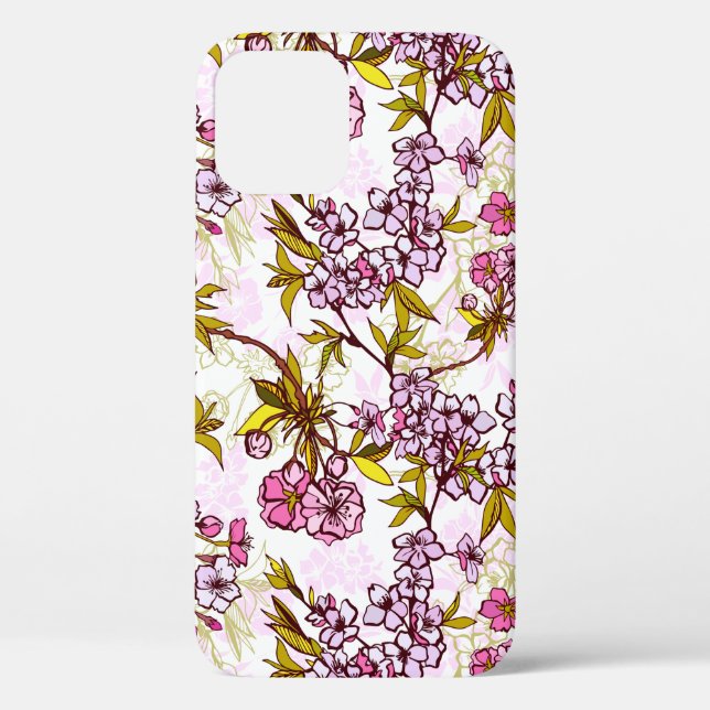 Coques Case-Mate iPhone Motif en fleurs de cerisiers  (Verso)