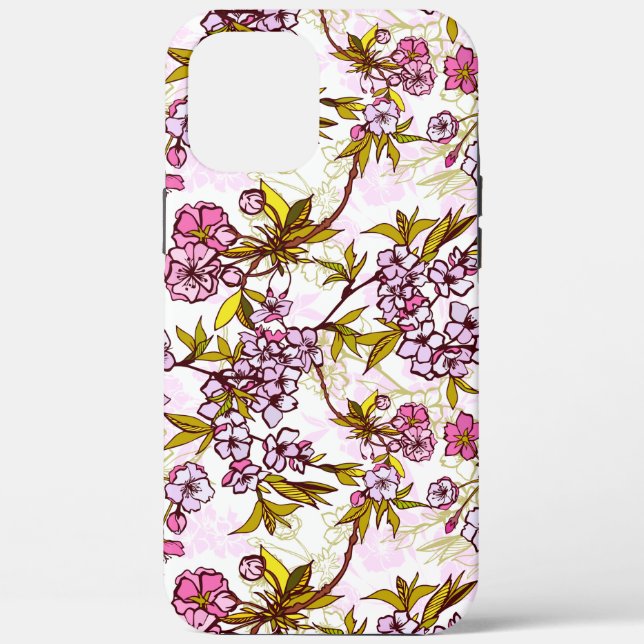 Coques Case-Mate iPhone Motif en fleurs de cerisiers  (Verso)